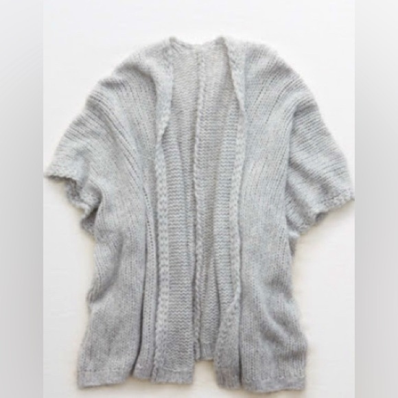 Aerie Knit Poncho - Picture 1 of 7